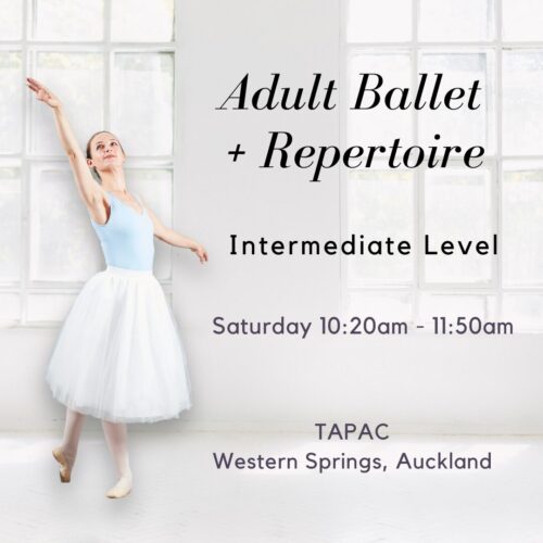 Saturday Adult Ballet Intermediate Ballet + Repertoire