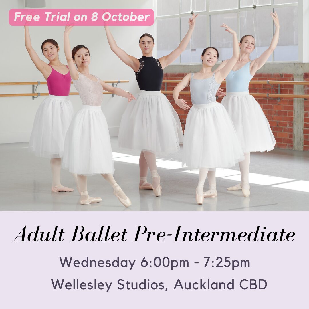 Wednesday Adult Ballet Pre-Intermediate