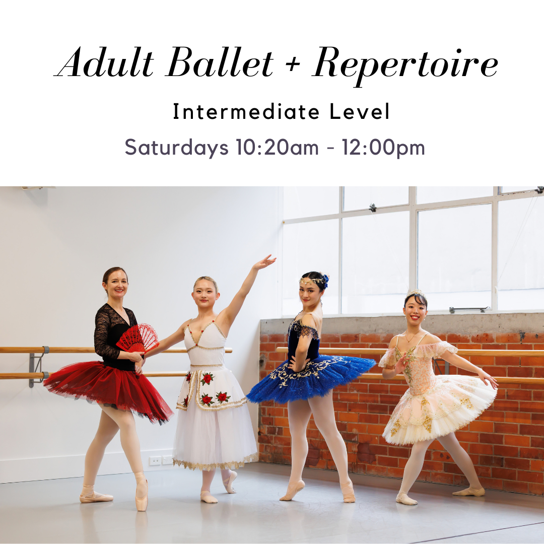 Saturday Adult Ballet Intermediate + Repertoire